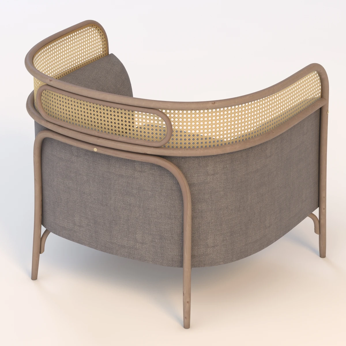 Gamfratesi Targa Lounge Chair 3D Model_04