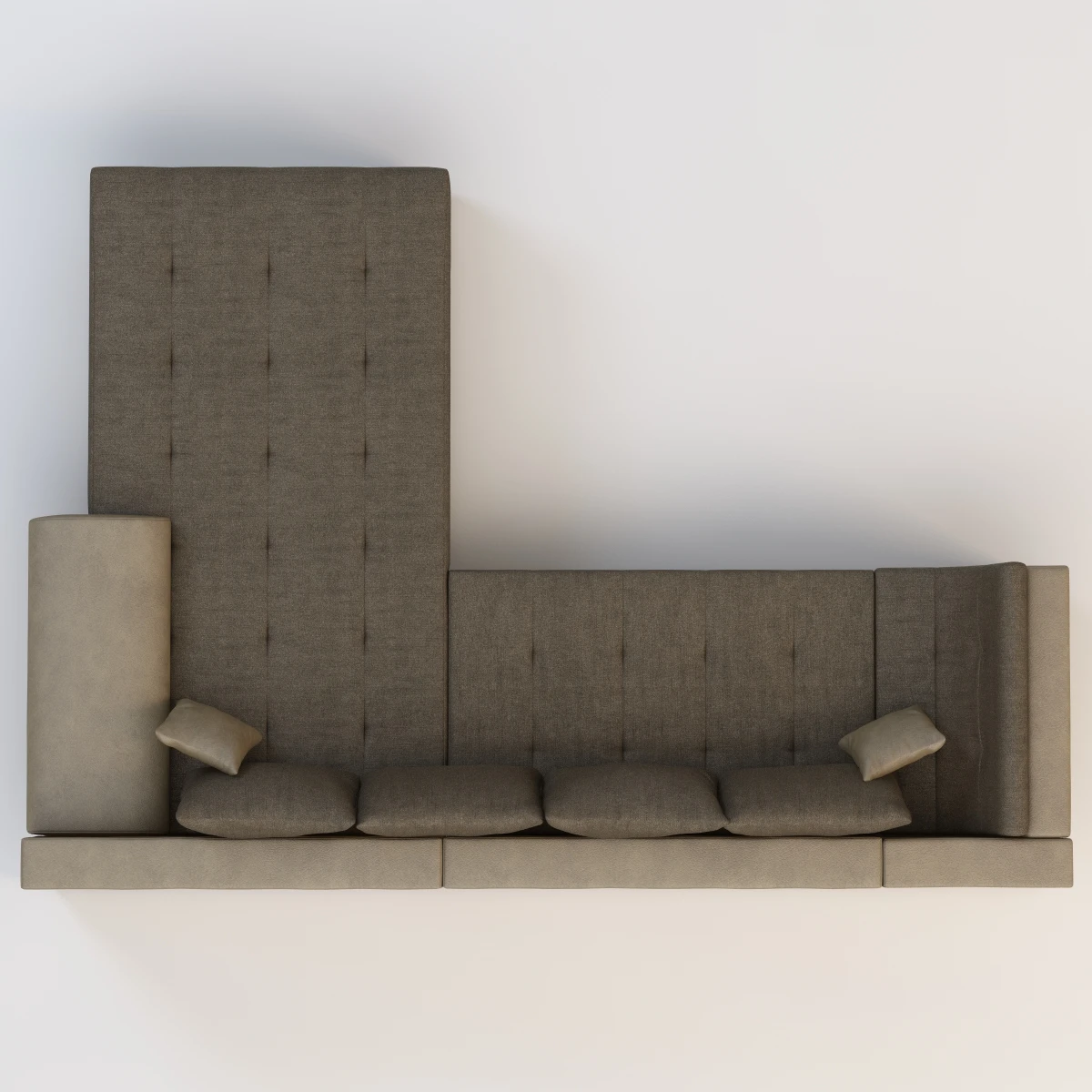 Gardini L Kanape Sofa 3D Model_06