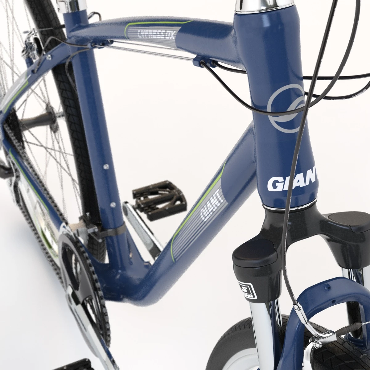 Giant Cypress Dx Deep Blue Bi-Cycle 3D Model_08