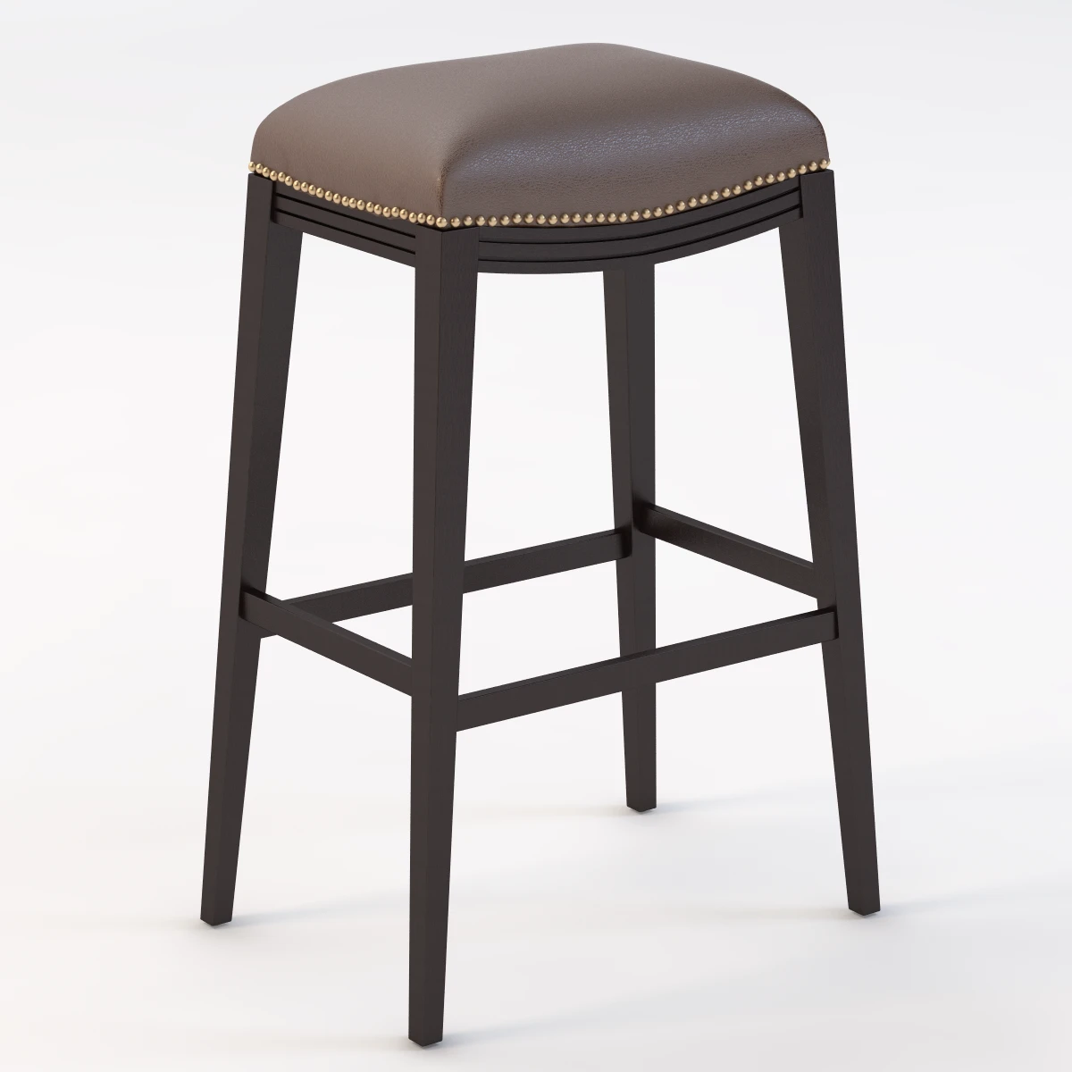 Halsted Backless Bar Stool 3D Model_01