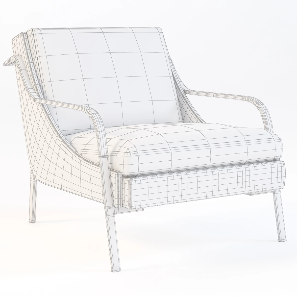 Harlow Lounge Chair 3D Model_010