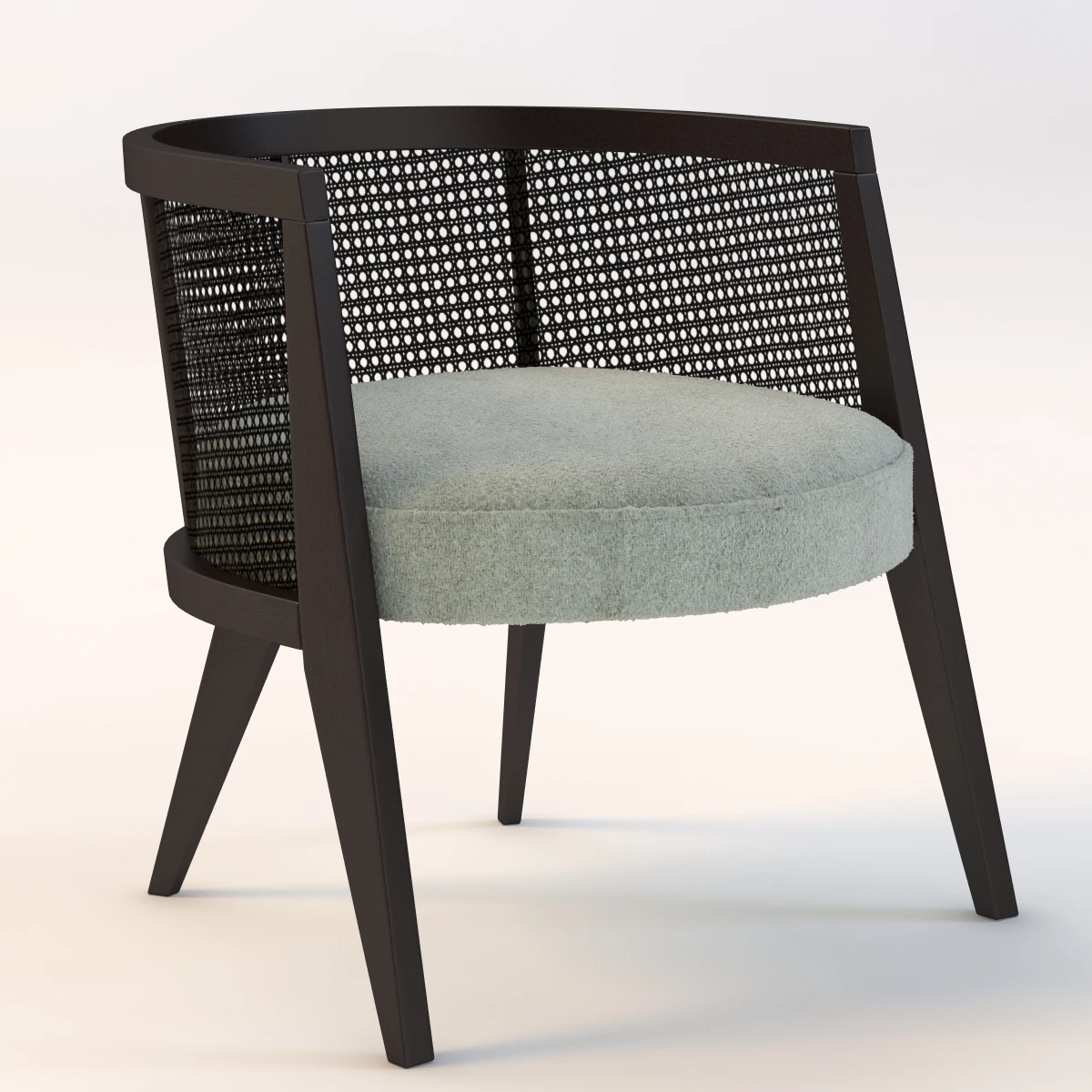 Harvey Probber Lounge Chair 3D Model_01
