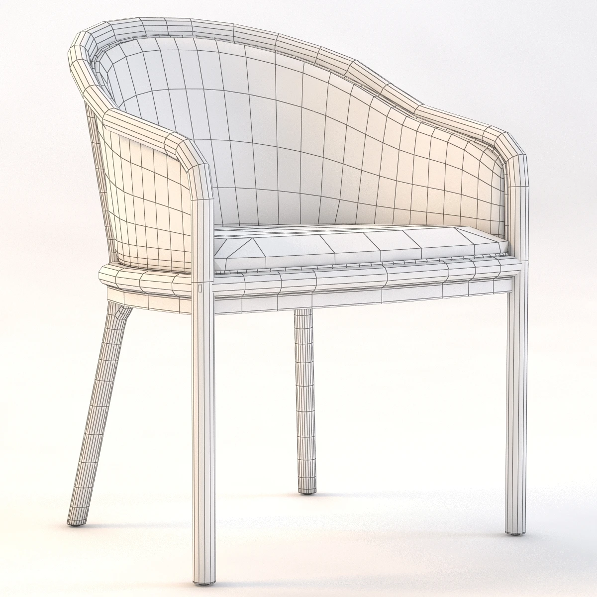 Herman Miller Landmark Chair 3D Model_09