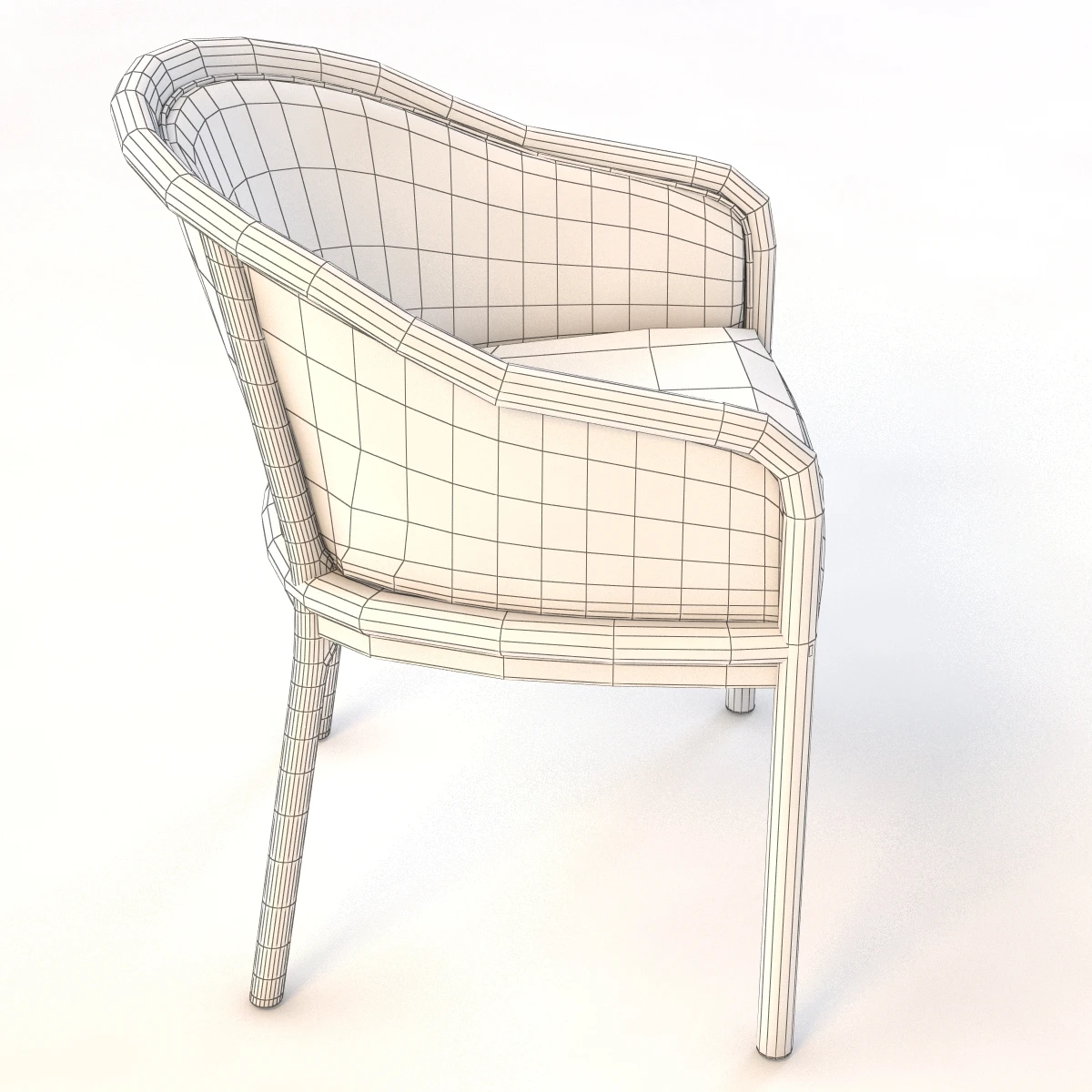 Herman Miller Landmark Chair 3D Model_010