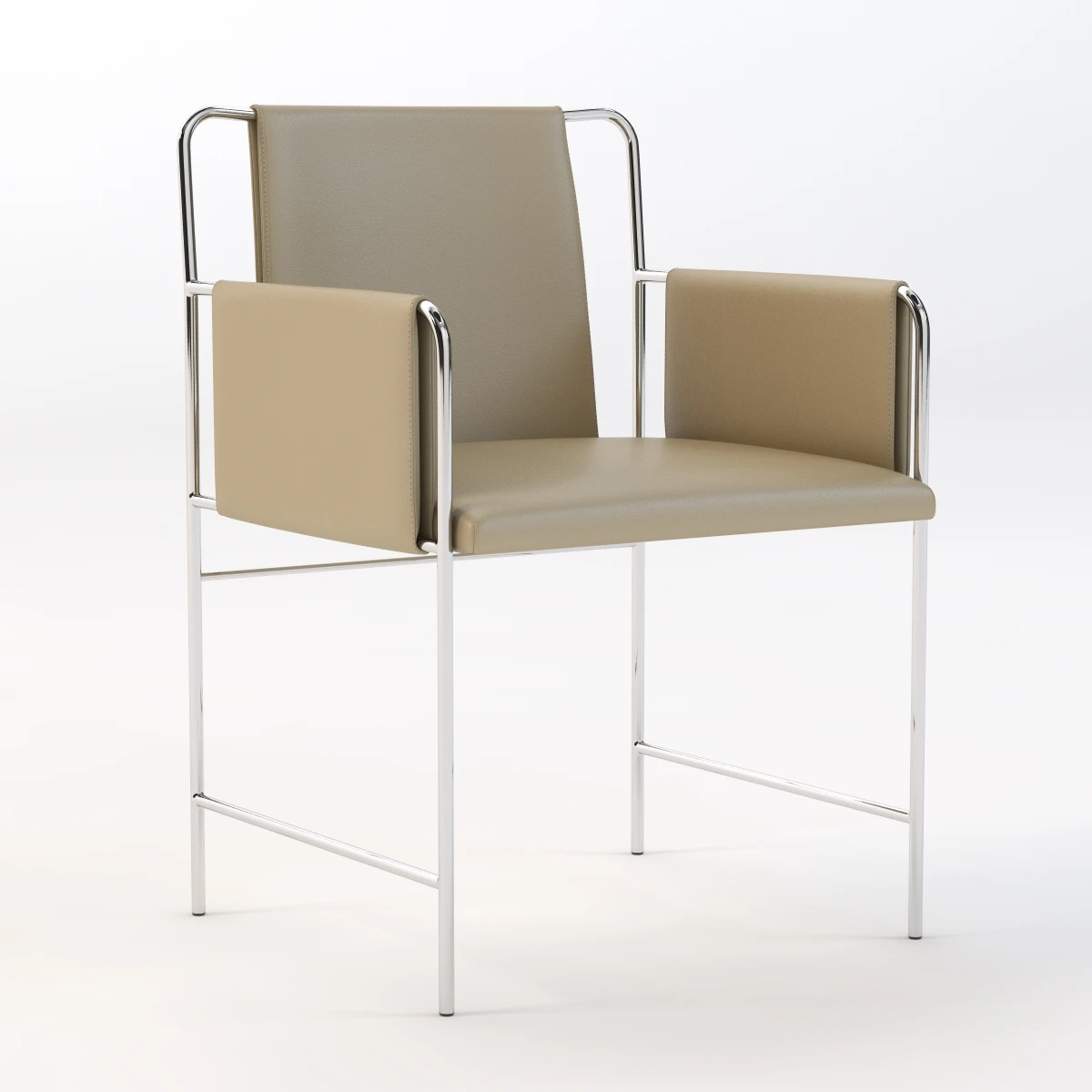 Hermanmiller Ward Bennett Envelope Chair 3D Model_01