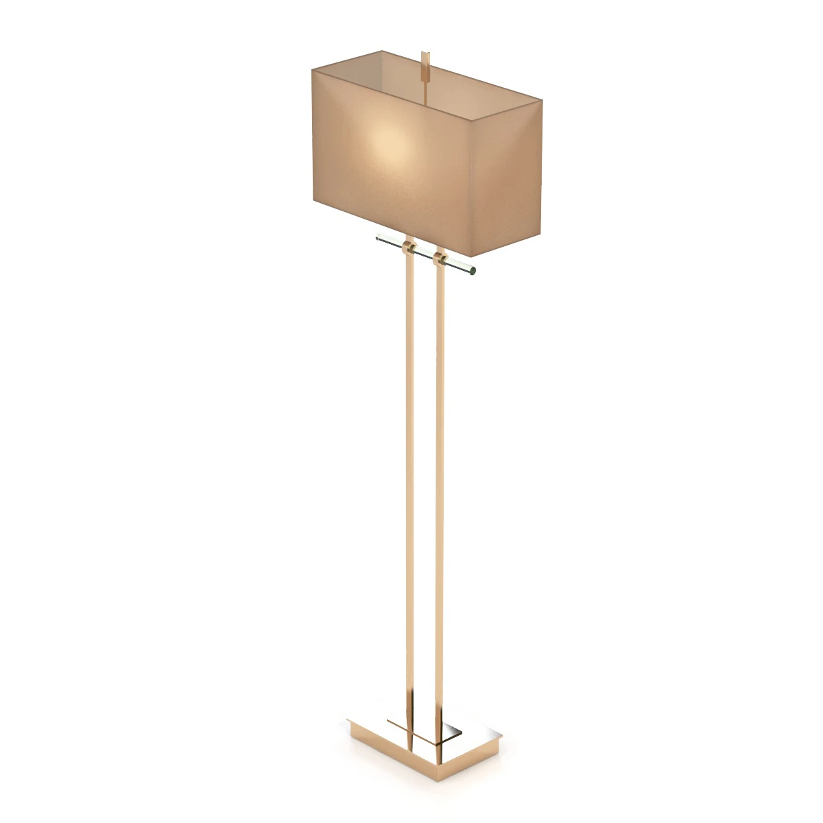 Glass Floor Lamp 3D Model_03
