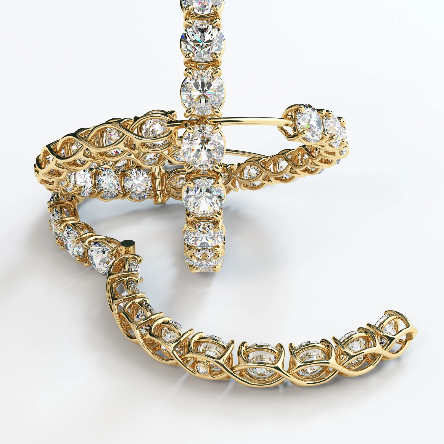 Hoop Ear Ring 3D Model_06