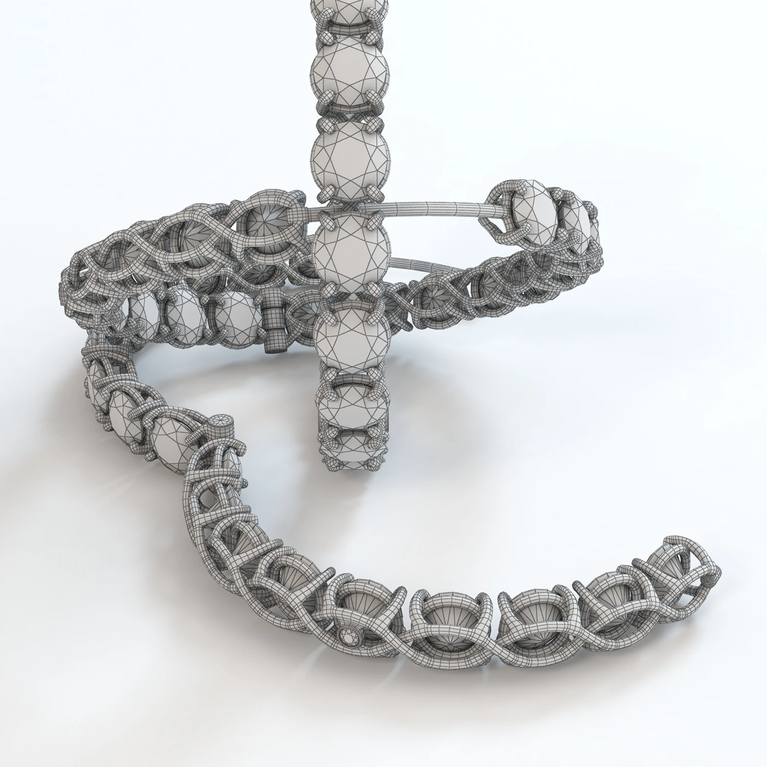 Hoop Ear Ring 3D Model_08