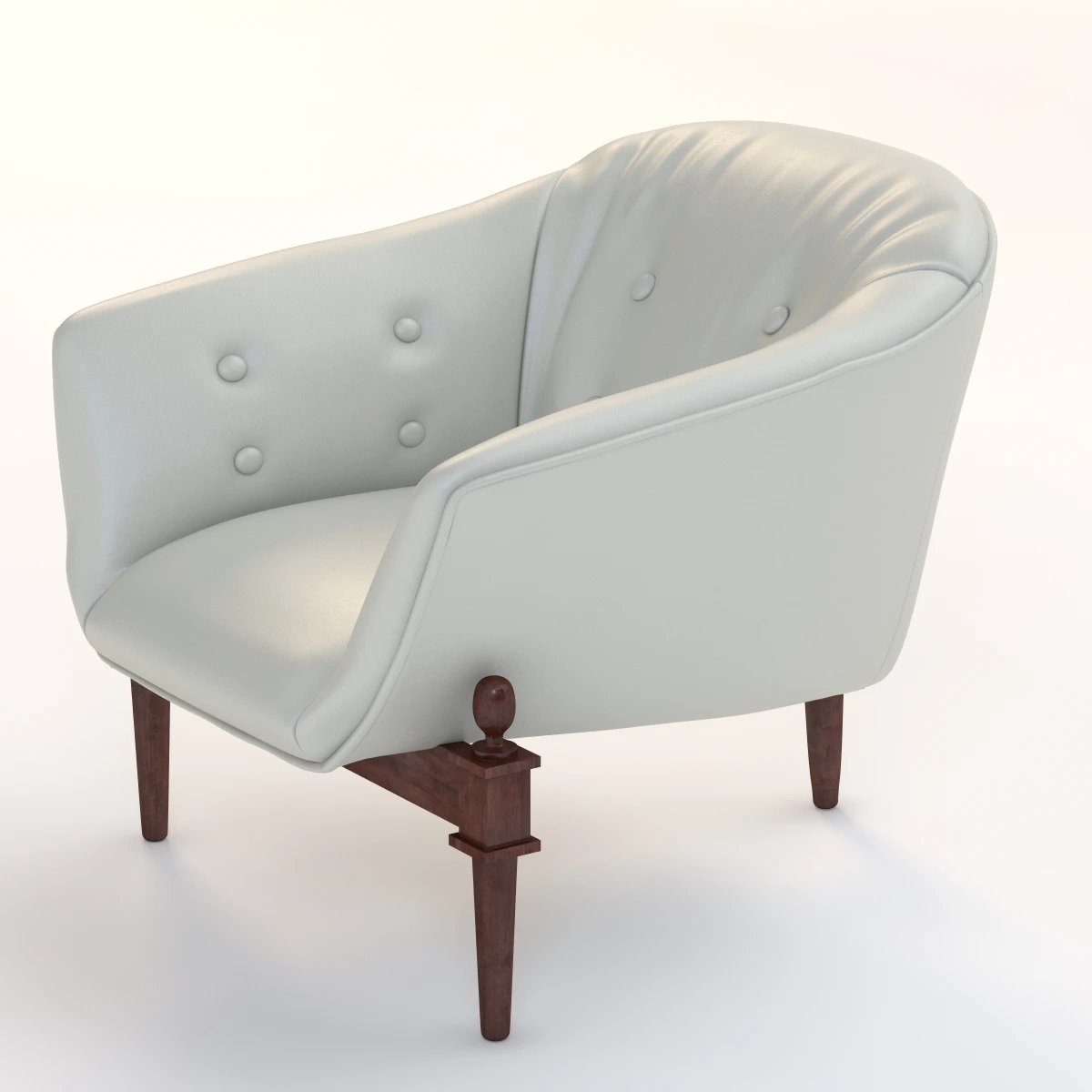 Globalviews White Scoop Mimi Chair 3D Model_06