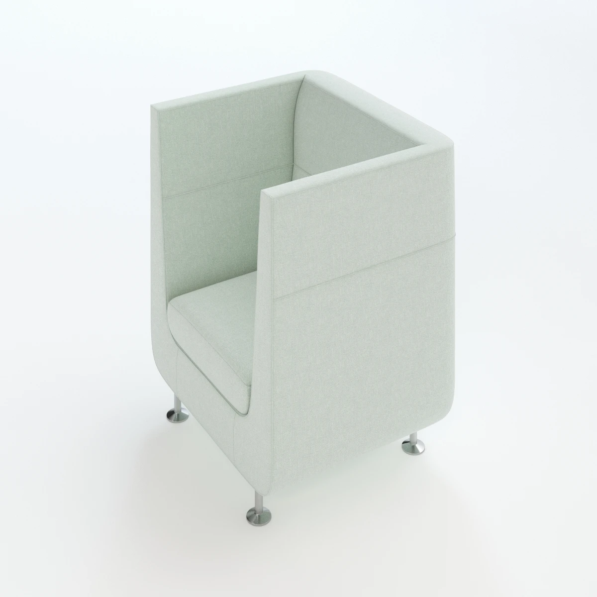 Hush Modular Seating 3D Model_04