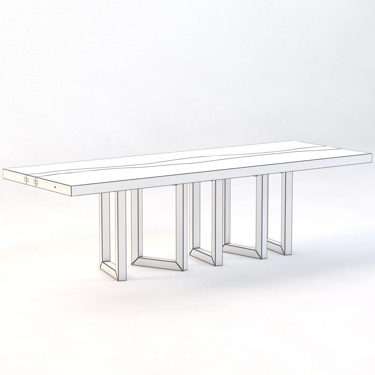 Il Pezzo 6 Table 3D Model_09