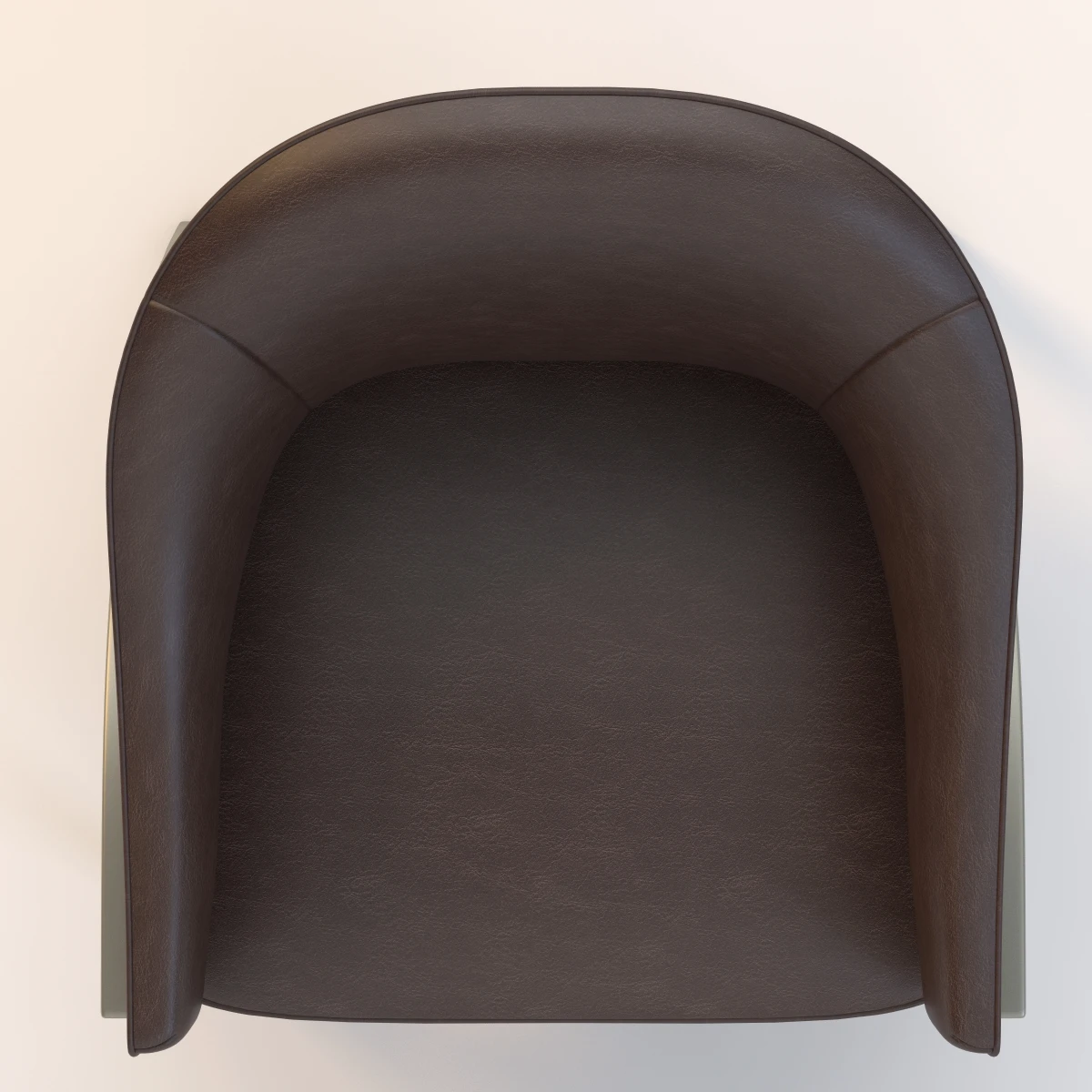 Kagney Leather Occasional Chair 3D Model_07