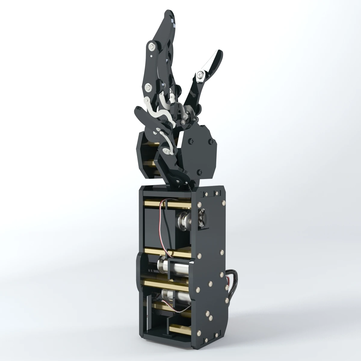 Industrial Robotic Arm Bionic Robot 3D Model_08