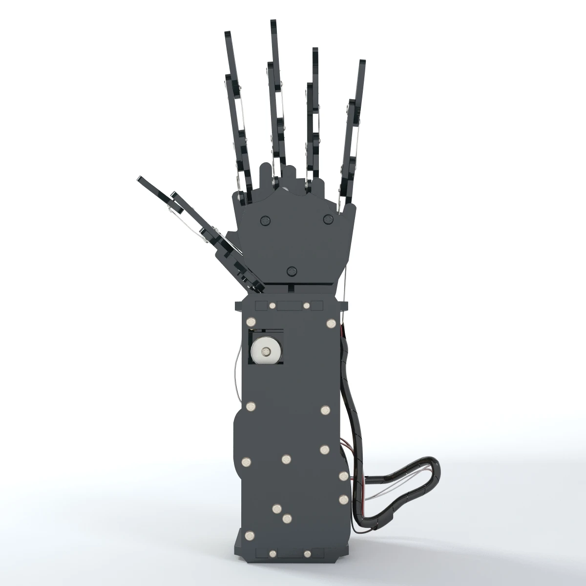Industrial Robotic Arm Bionic Robot 3D Model_04
