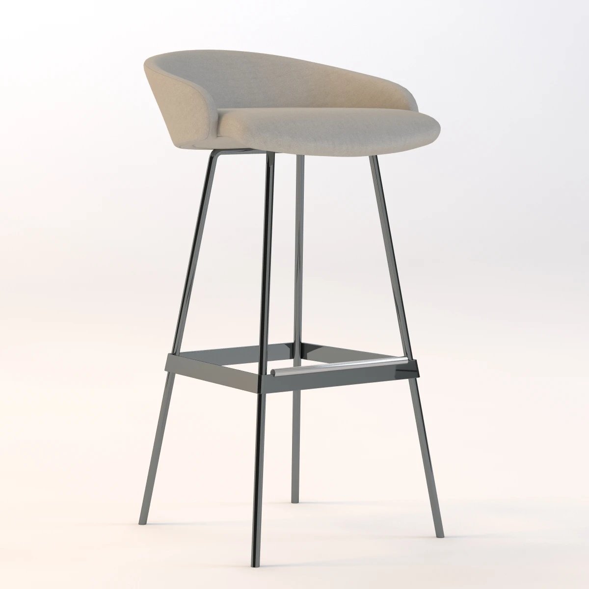 Karl Barstool 3D Model_01