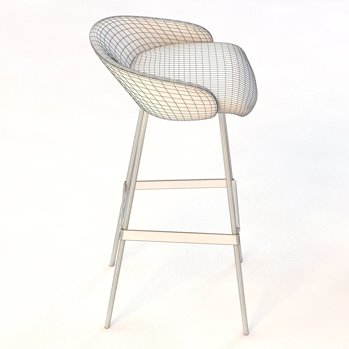 Karl Barstool 3D Model_012