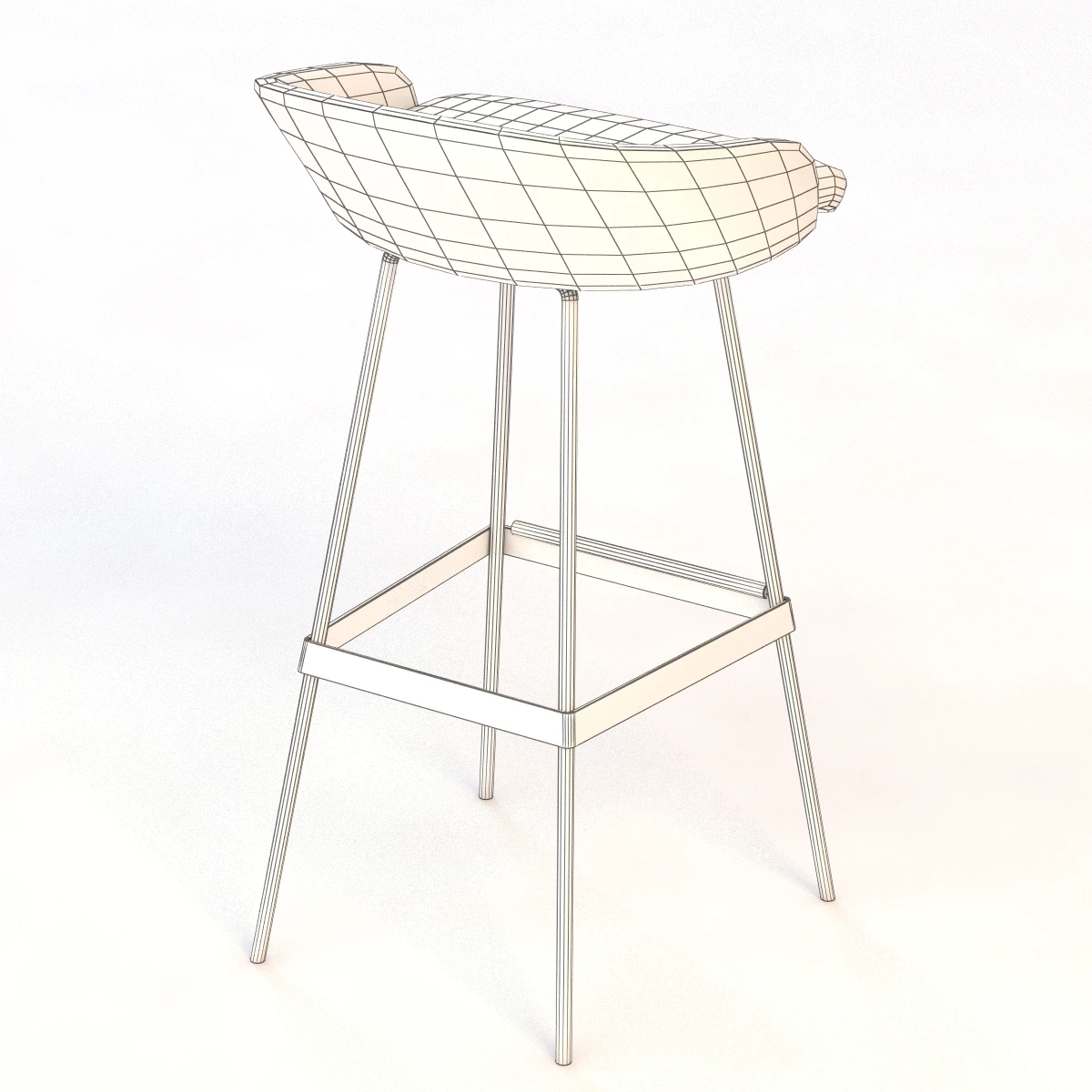 Karl Barstool 3D Model_013