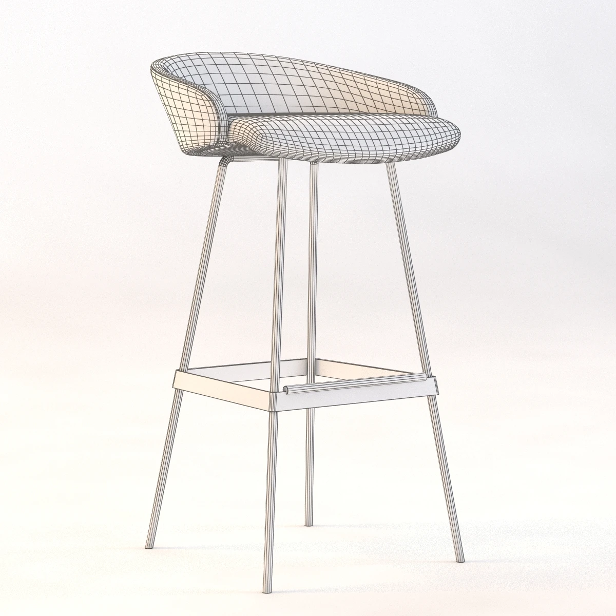 Karl Barstool 3D Model_010