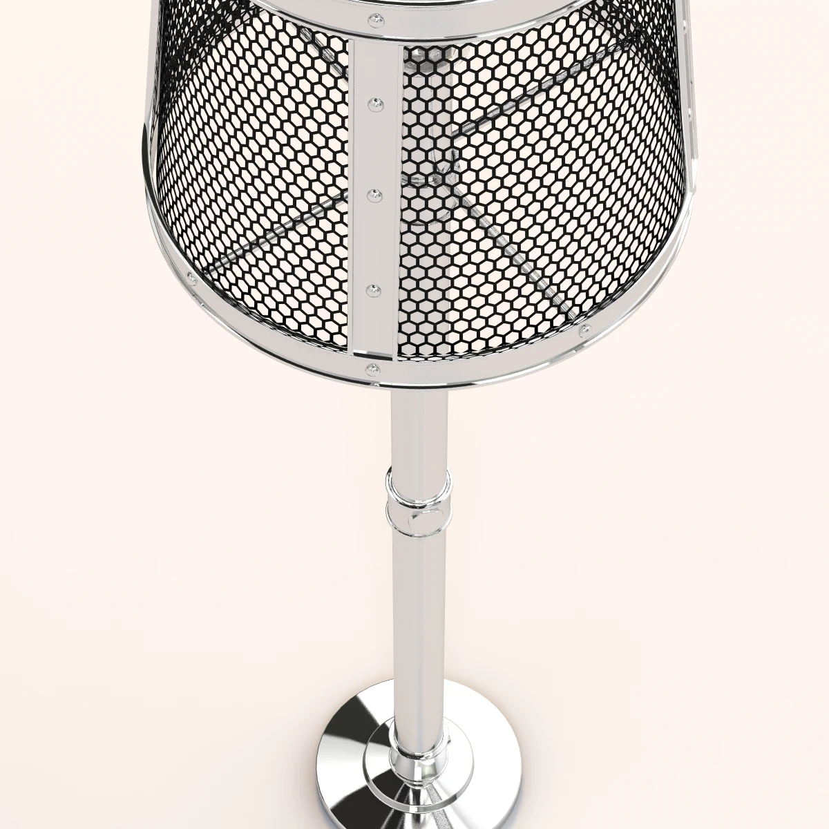 Ipswich Mesh Wire Island Light 3D Model_06