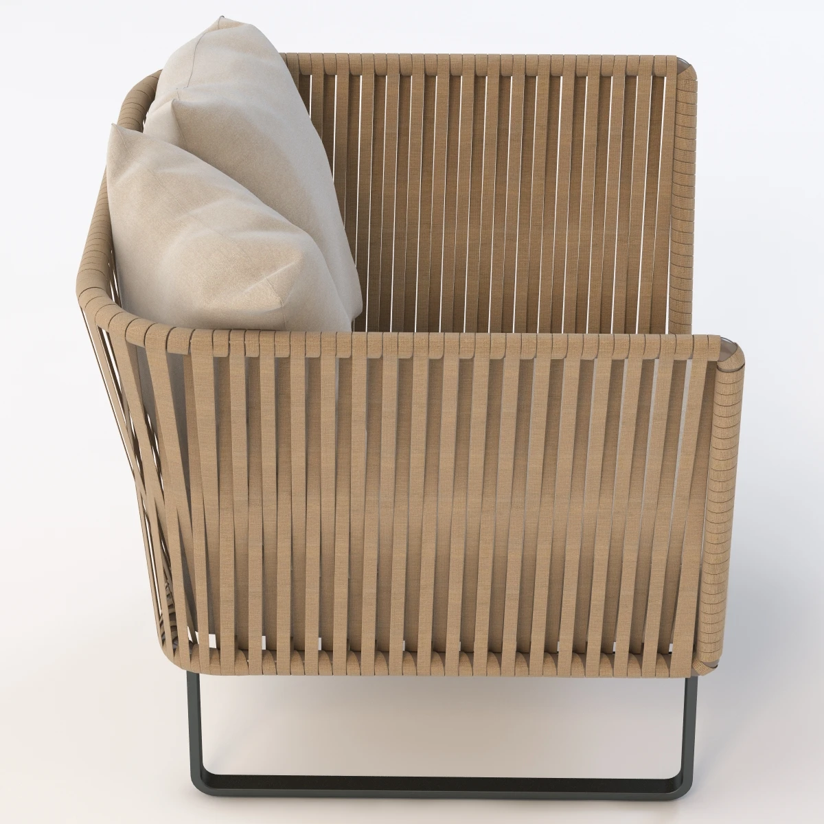 Kettal Bitta Club Armchair 3D Model_03