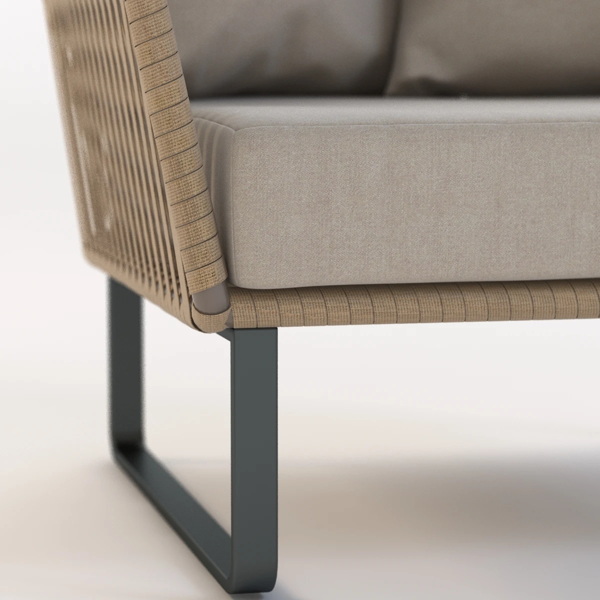 Kettal Bitta Club Armchair 3D Model_06