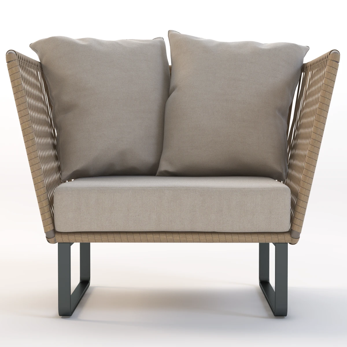 Kettal Bitta Club Armchair 3D Model_08