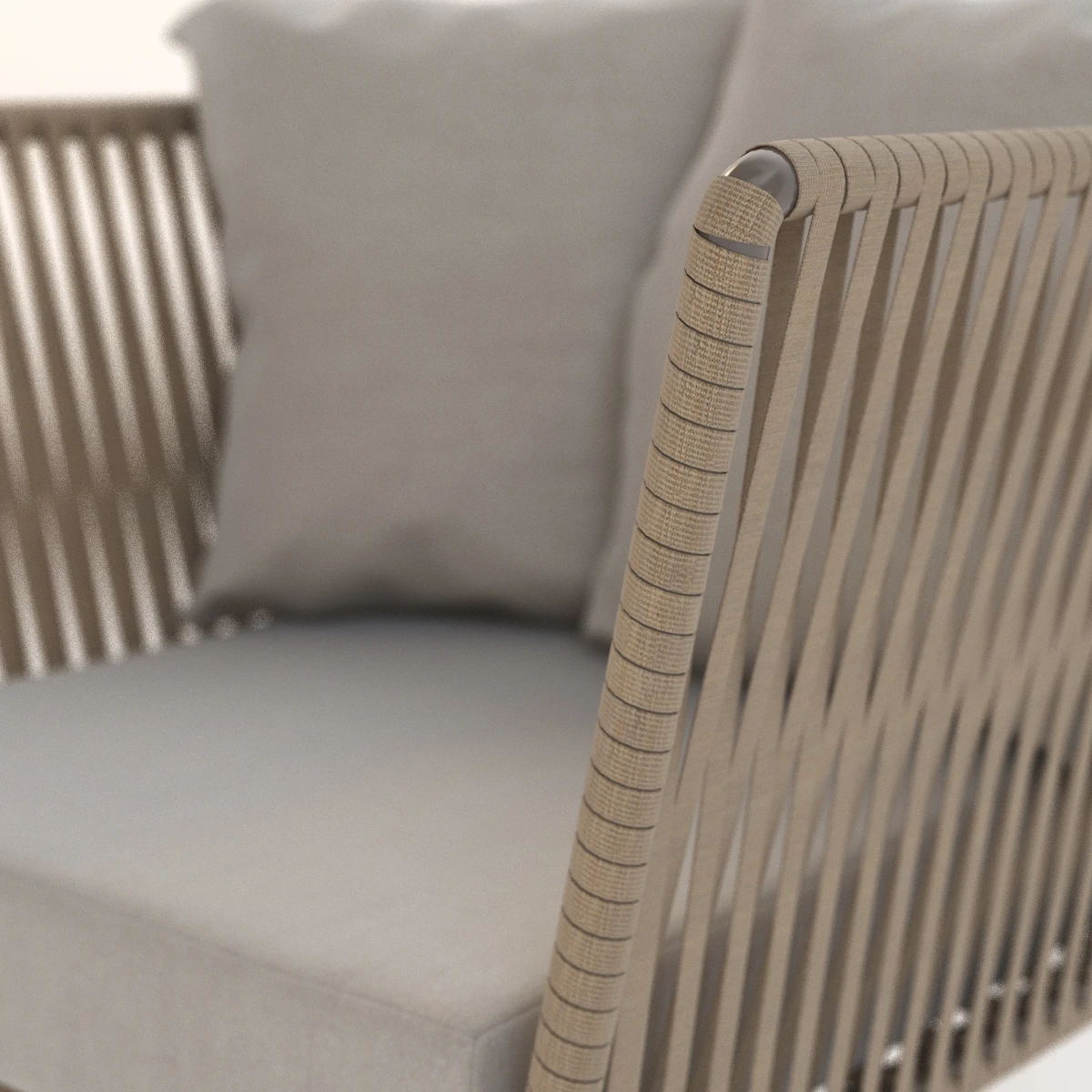 Kettal Bitta Club Armchair 3D Model_05