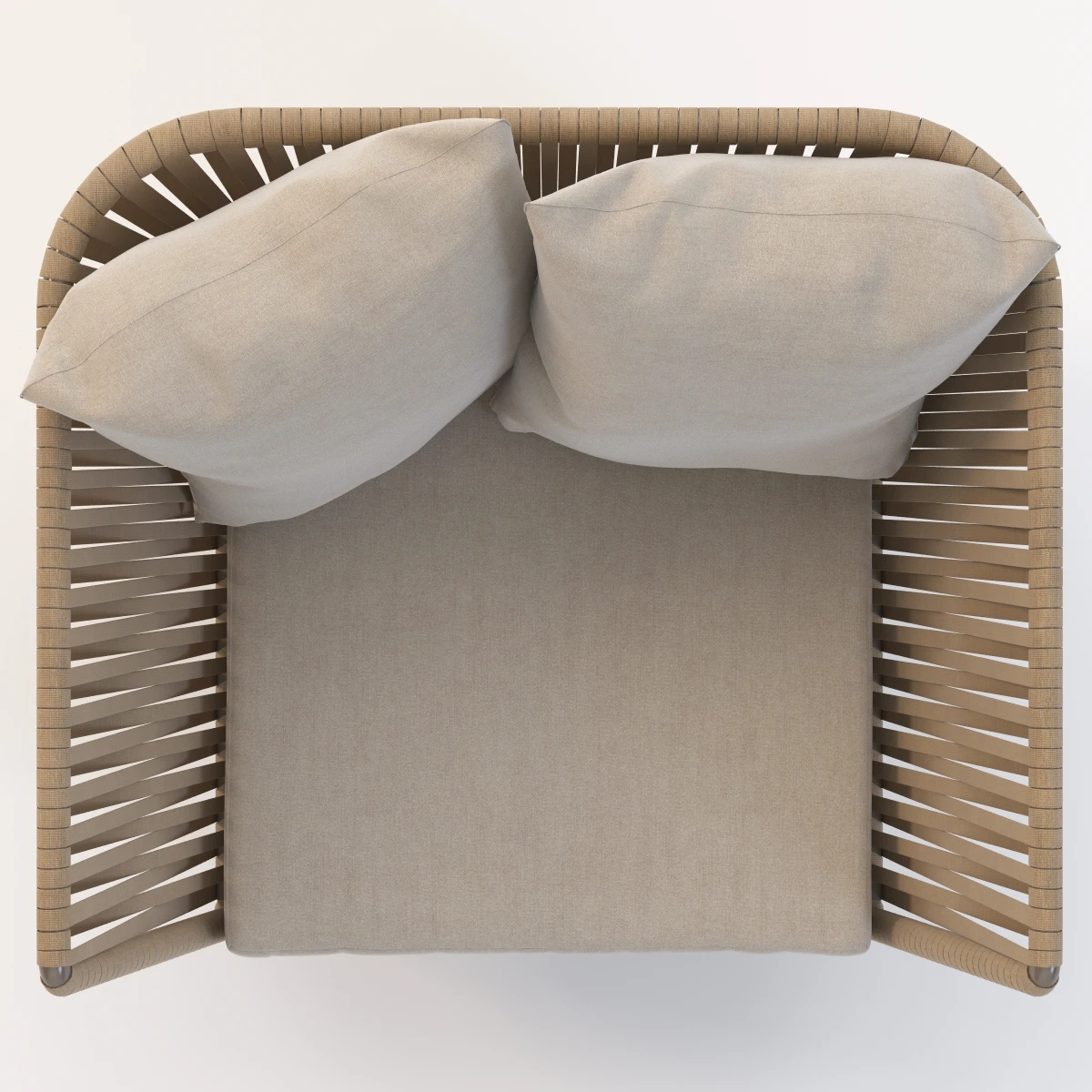 Kettal Bitta Club Armchair 3D Model_07