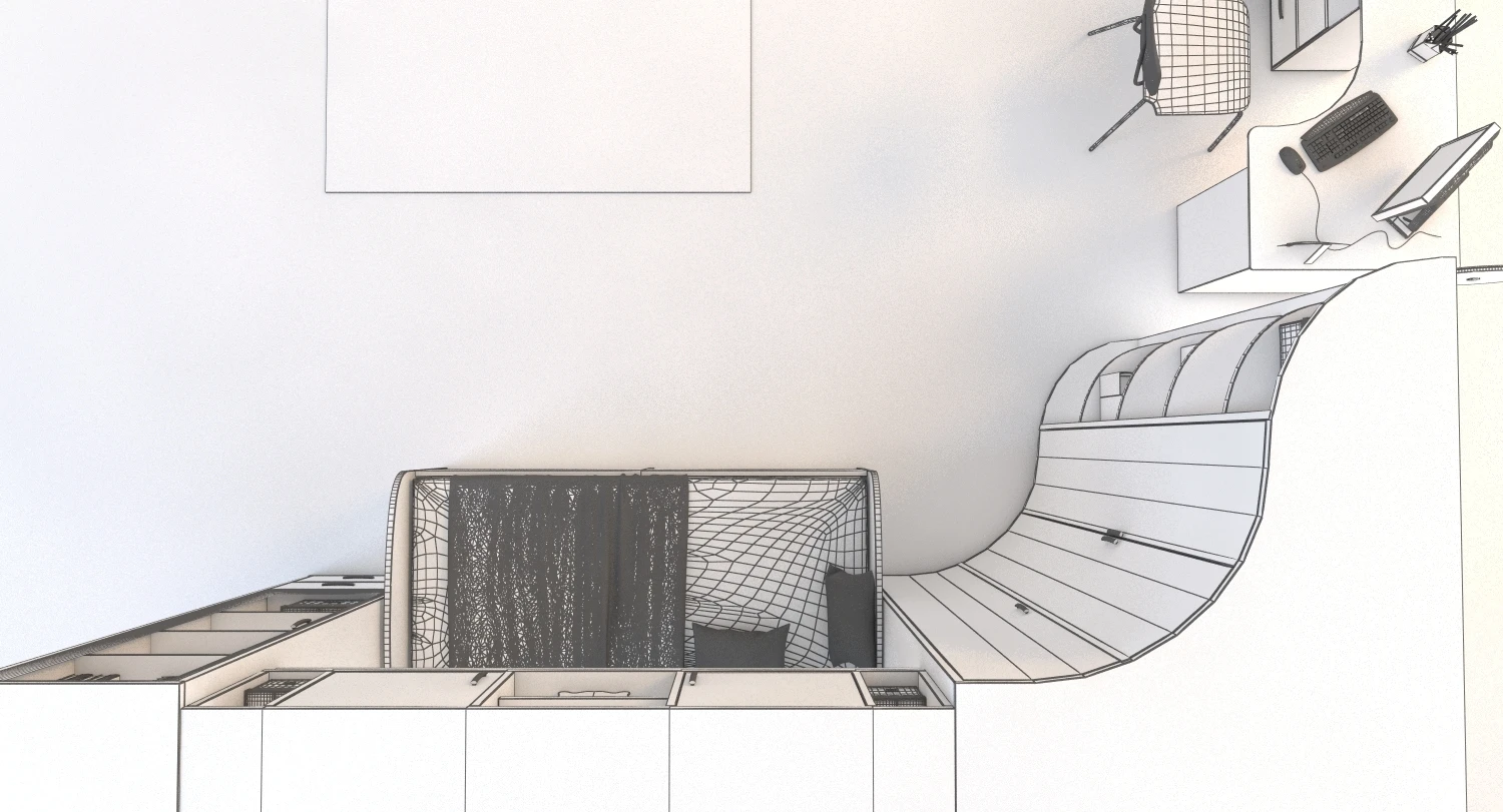 Kids Room Interior 3D Model_013