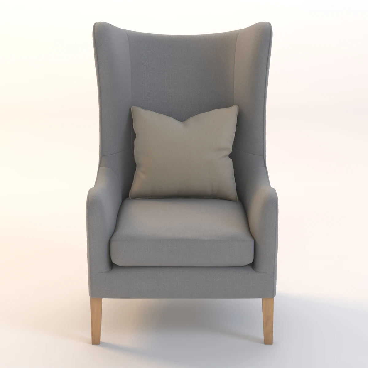 Jackson Wing Chair 3D Model_07