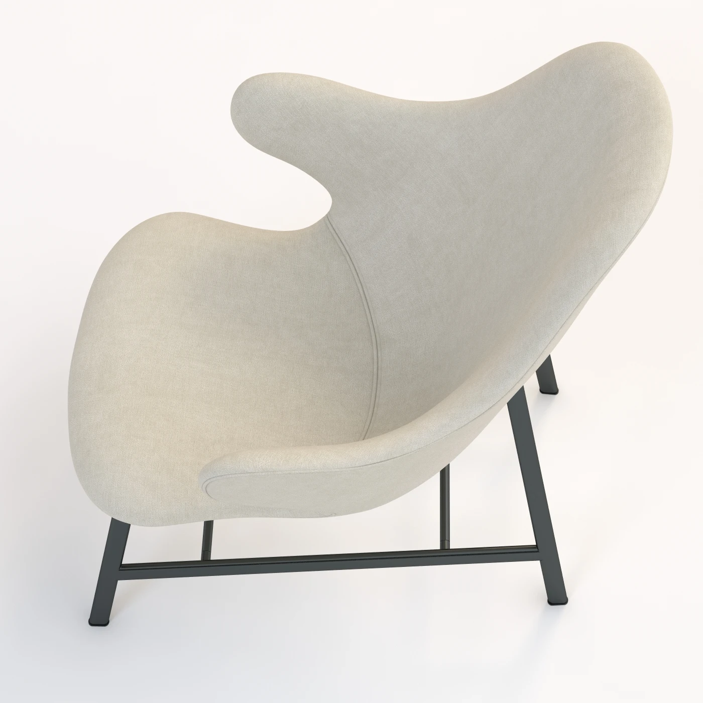 Jaime Hayon Catch Lounge Chair 3D Model_07