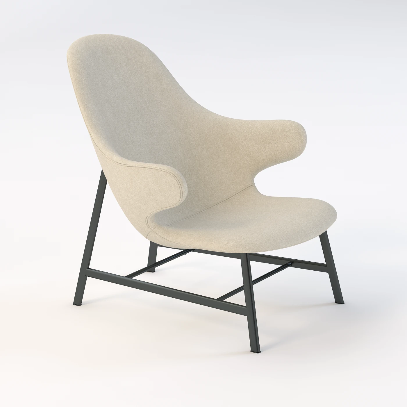 Jaime Hayon Catch Lounge Chair 3D Model_01