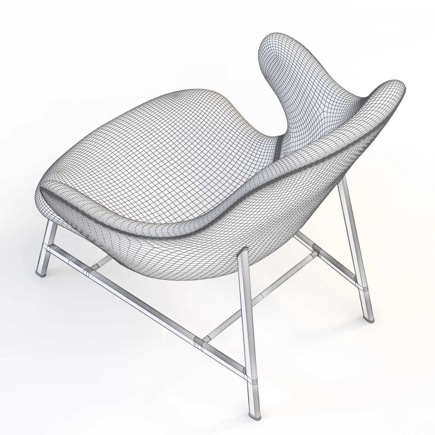 Jaime Hayon Catch Lounge Chair 3D Model_014