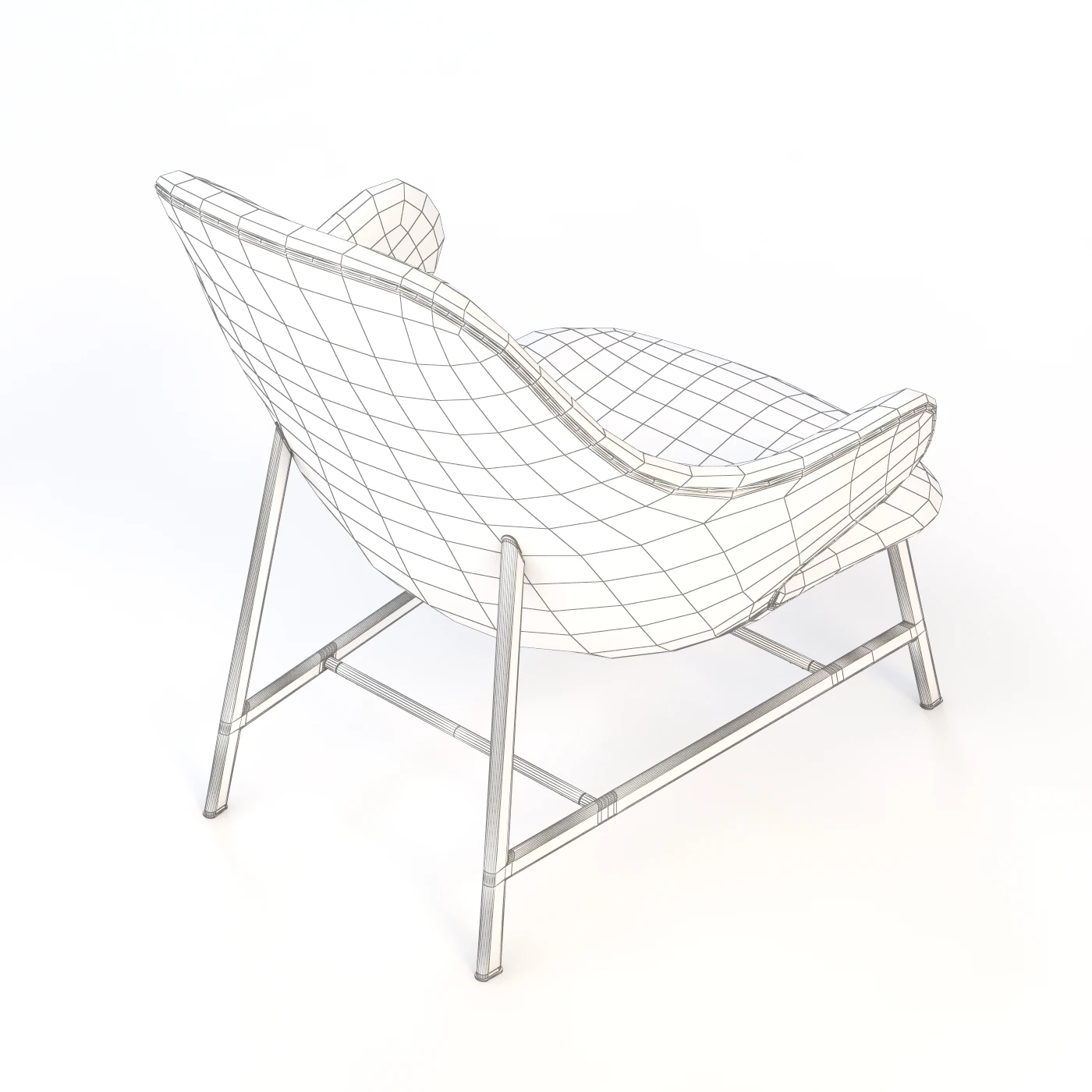 Jaime Hayon Catch Lounge Chair 3D Model_017