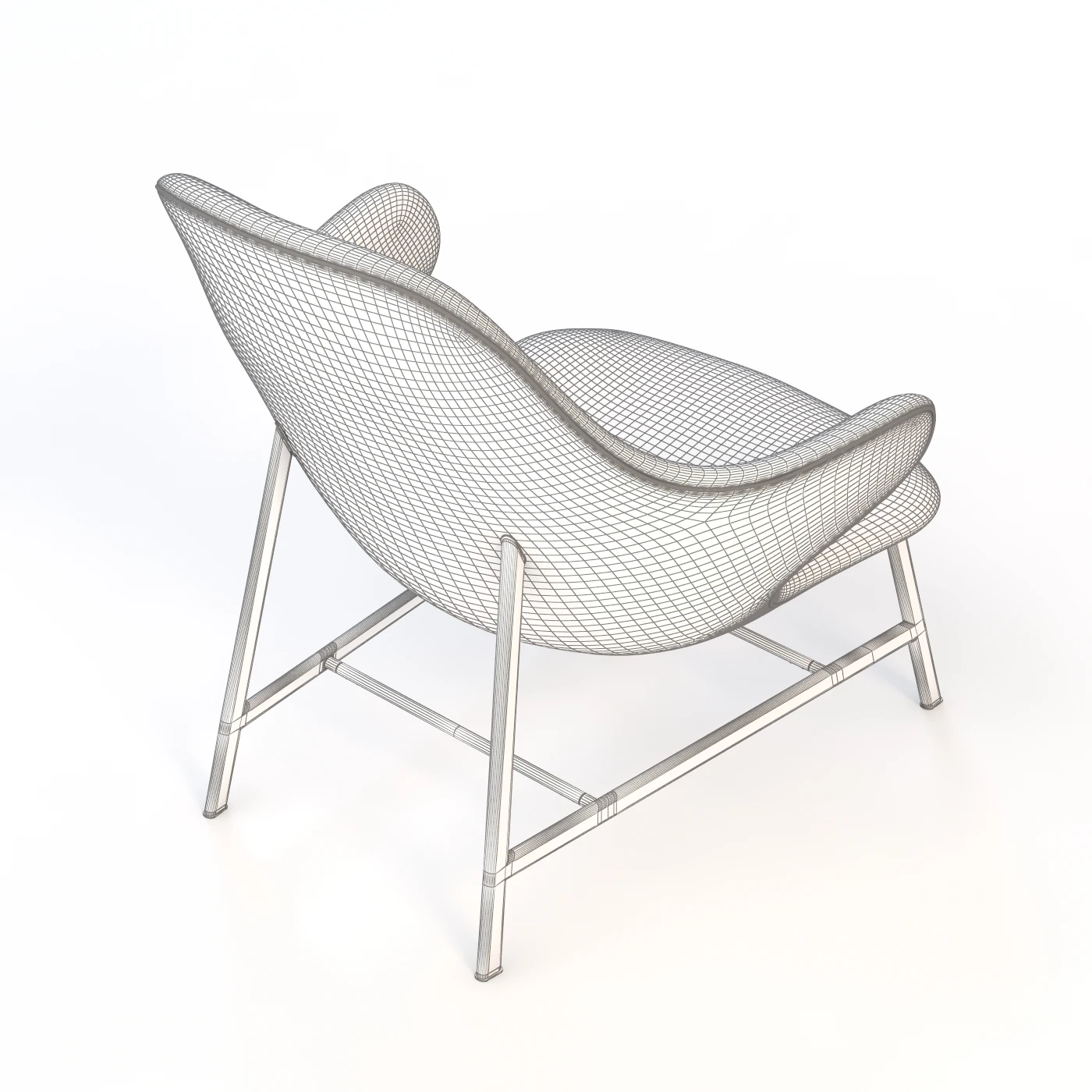 Jaime Hayon Catch Lounge Chair 3D Model_016