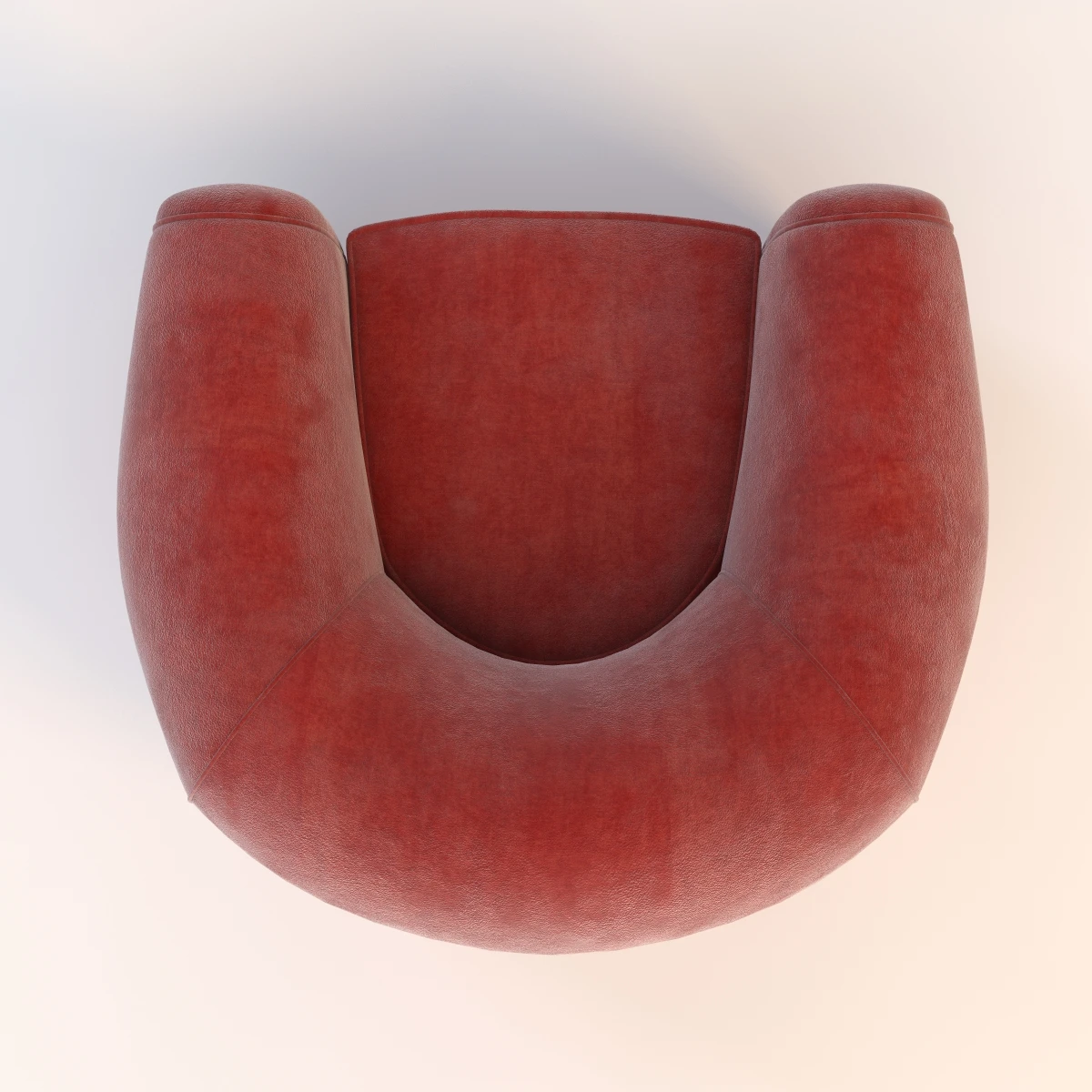 Jean Royere Polar Chair 3D Model_08