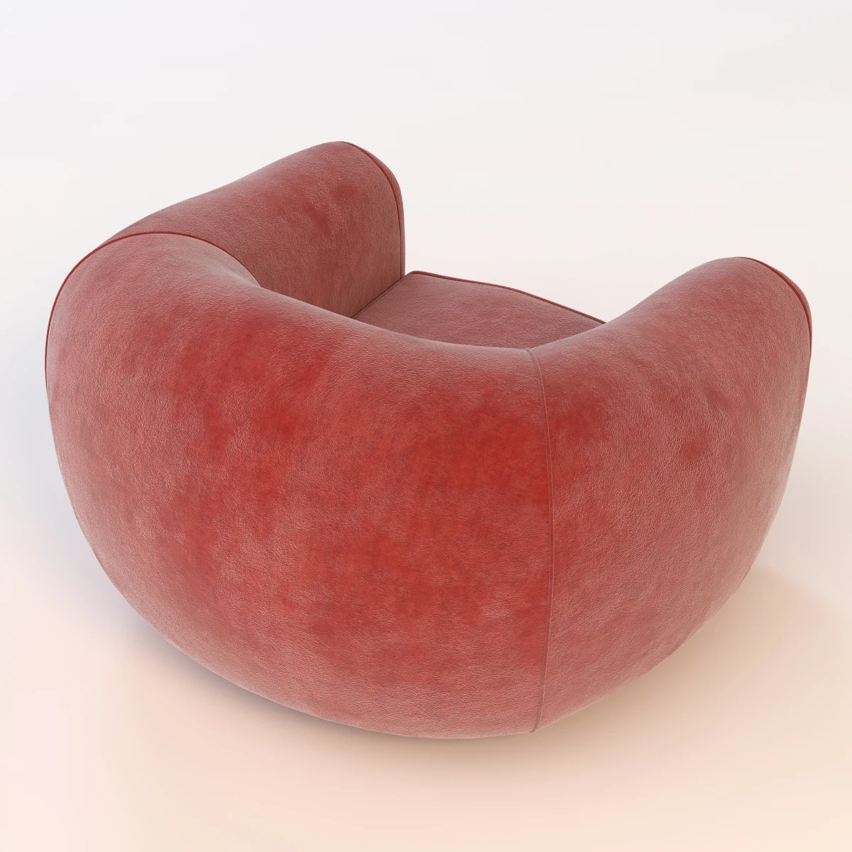 Jean Royere Polar Chair 3D Model_07