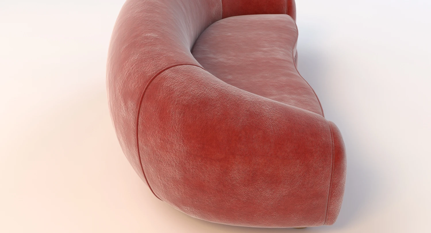 Jean Royere Sofa 3D Model_05