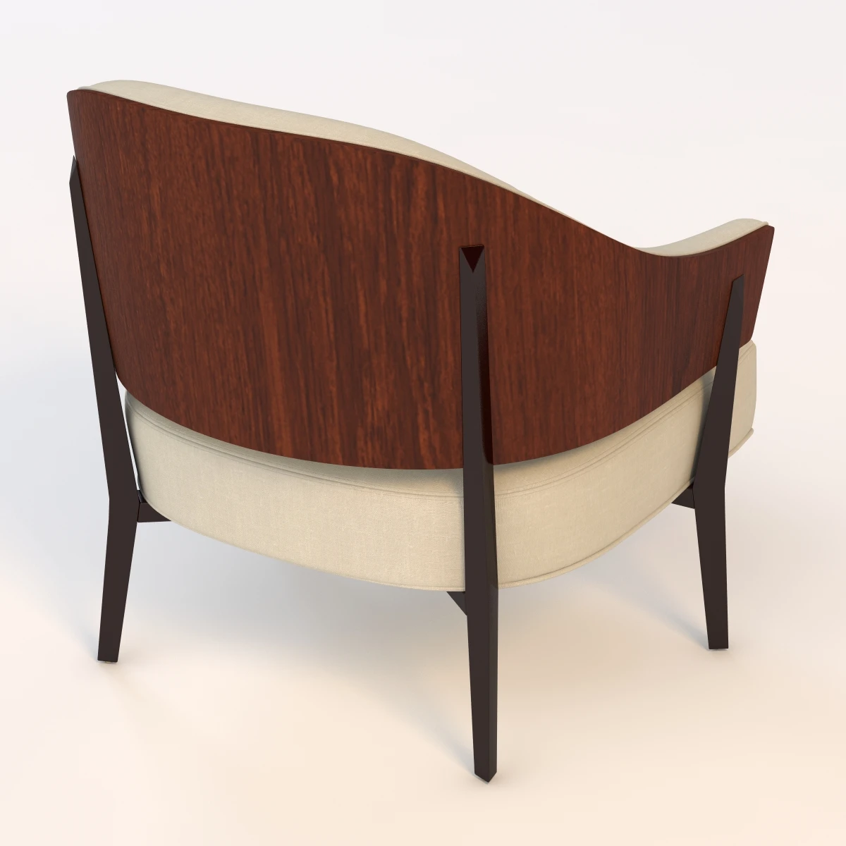Kyoto Lounge Chair 3D Model_04