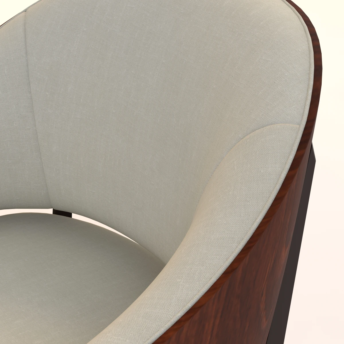 Kyoto Lounge Chair 3D Model_05