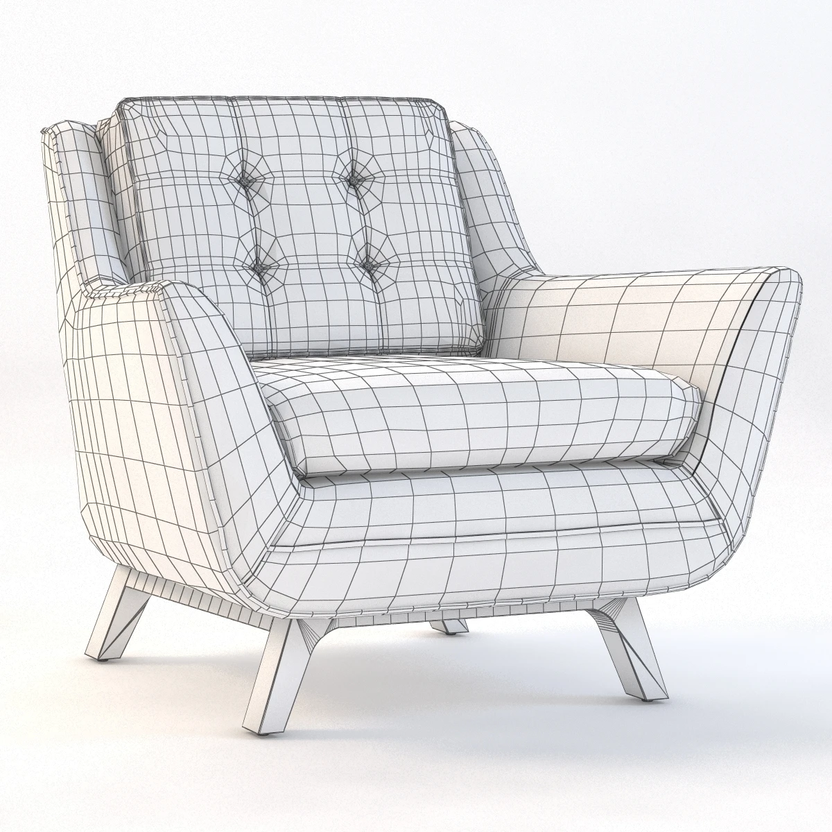 Joybird Eastwood Chair 3D Model_09