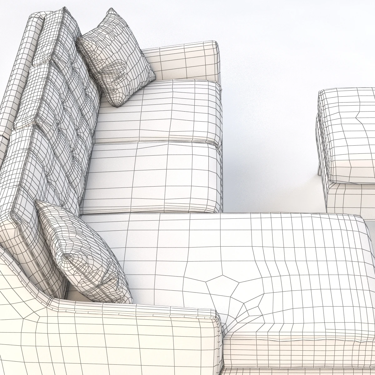 Joybird Eastwood Sofa Set 3D Model_010