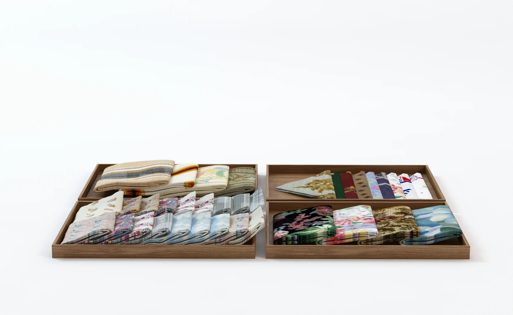 Laid Cloth Showcase 3D Model_01