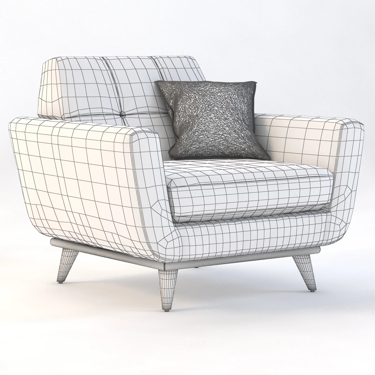 Joybird Hughes Chair 3D Model_09