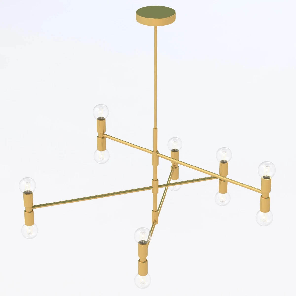 Dot Atomium Pendant by Lambert and Fils 3D Model_03