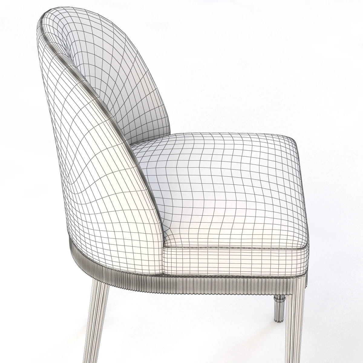 Laurent Dining Chair 3D Model_09