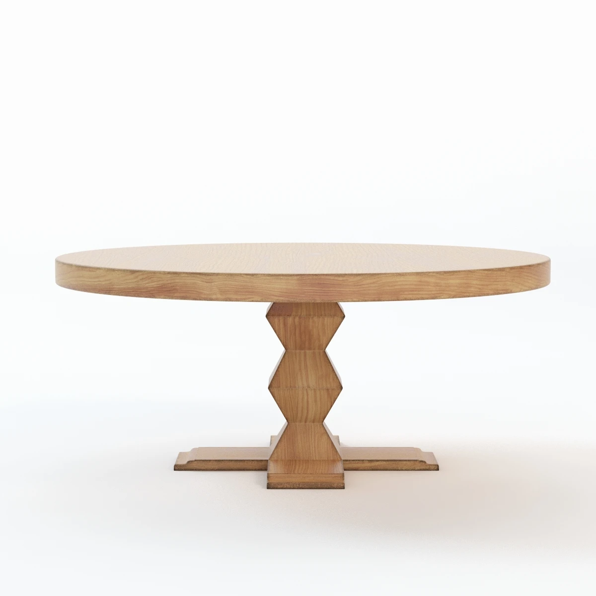 Zig-Zag Pedestal Table 3D Model_04