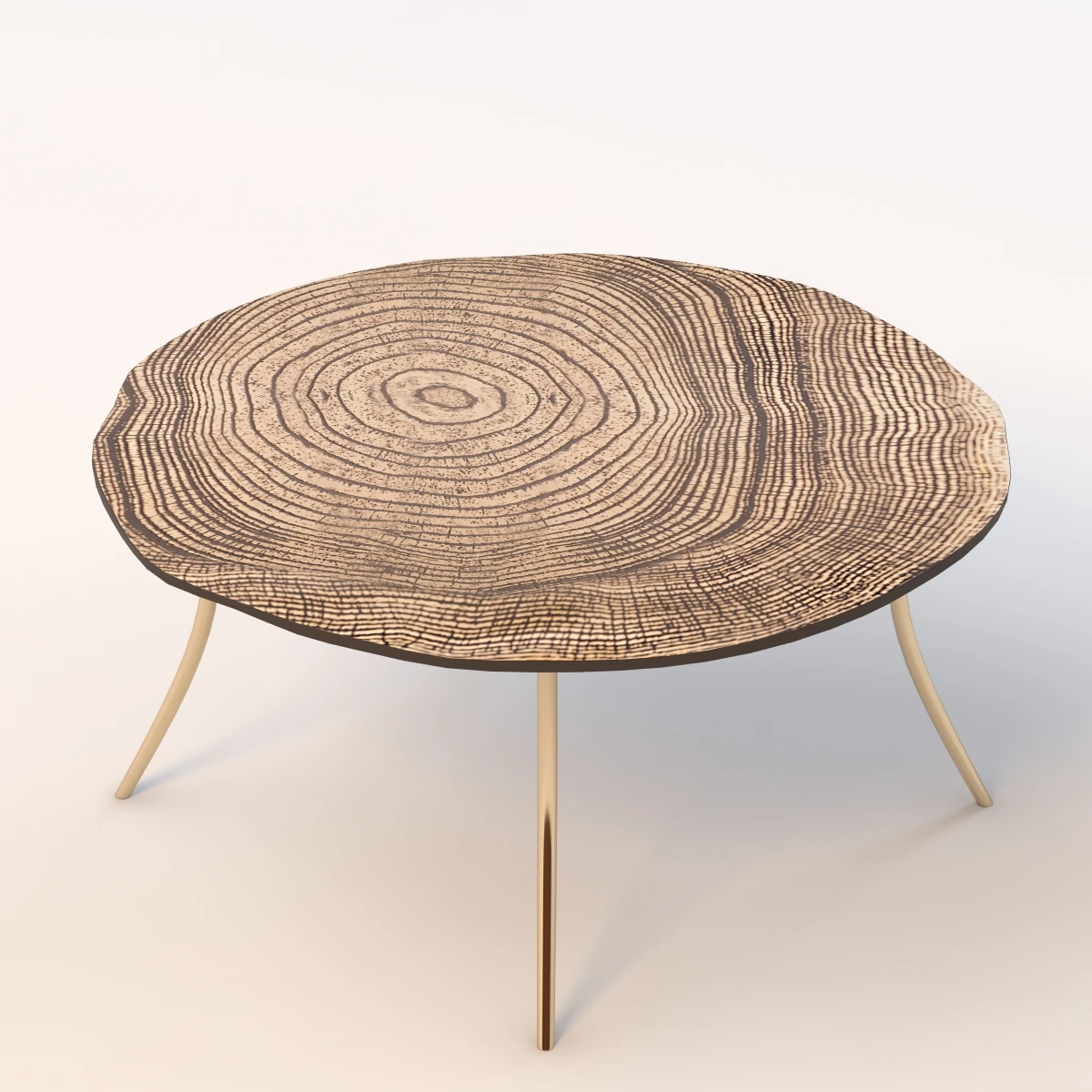 Lean Coffee Table 3D Model_03