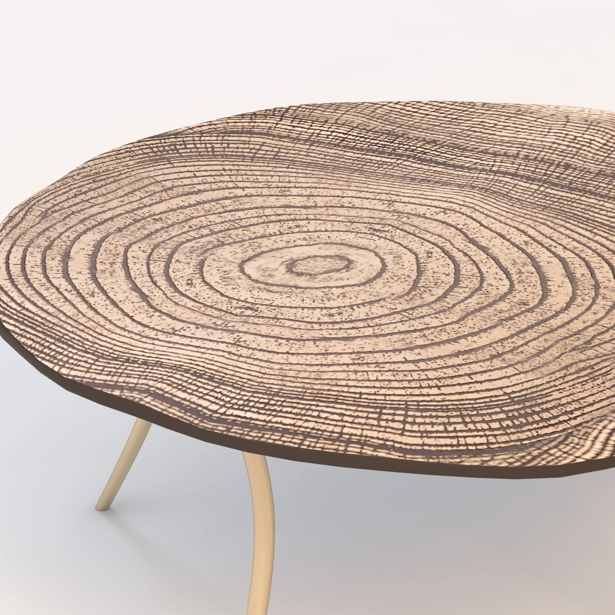 Lean Coffee Table 3D Model_04