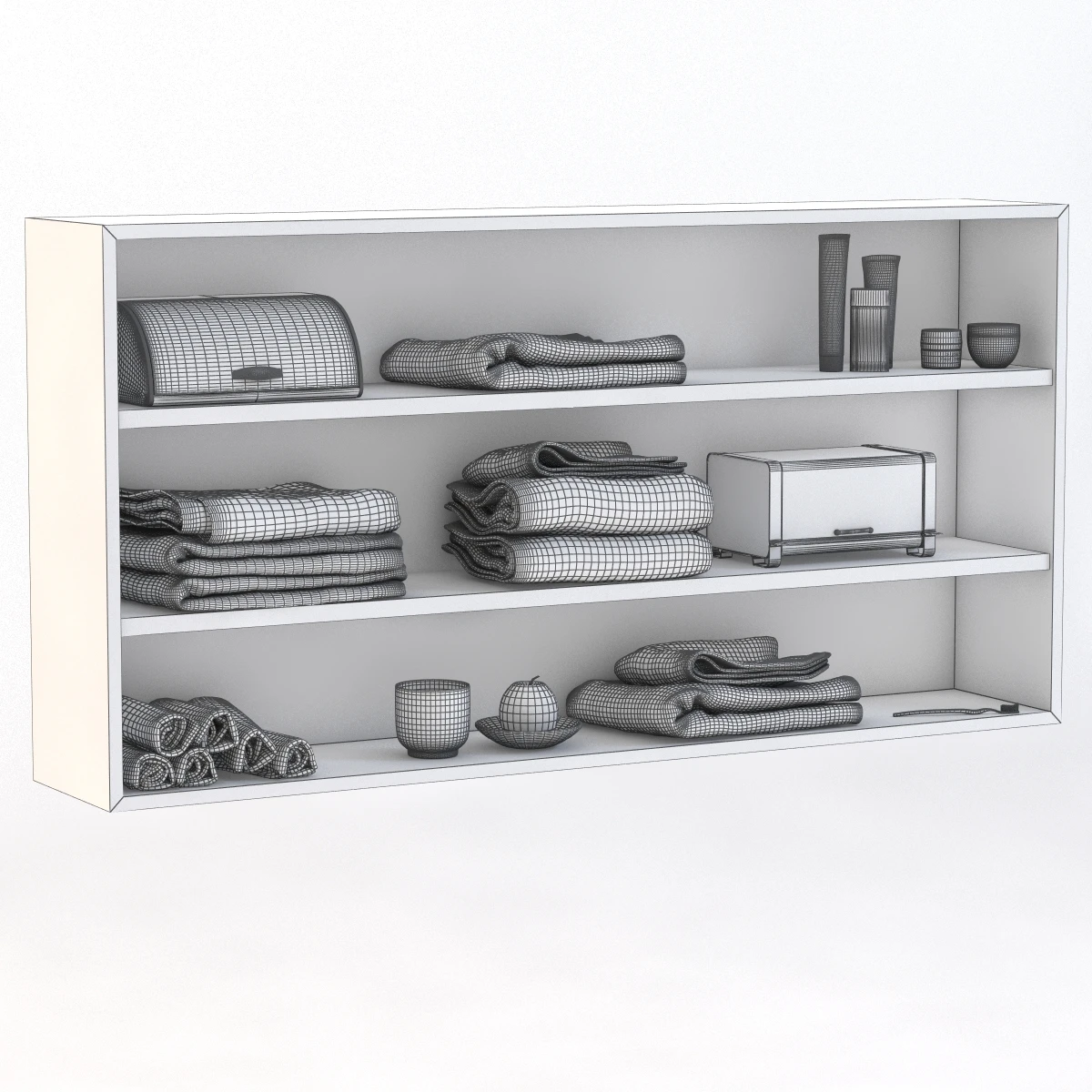 Lisbon Apartment Shower Shelf 3D Model_010
